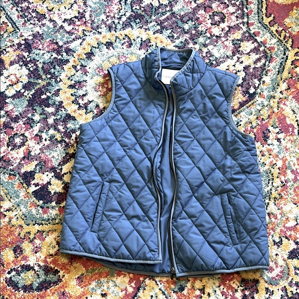 PICK 5/$15 - Blue Quilted Vest Coldwater Creek size Large women’s ladies